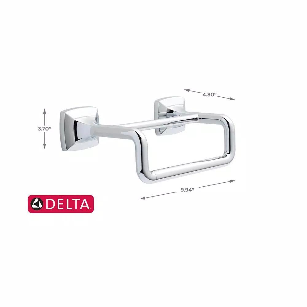 Delta Portwood 6 in. Double Hand Towel Bar, Polished Chrome