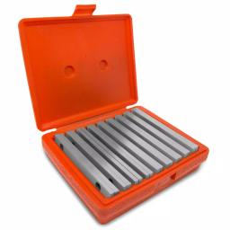 WEN 18-Piece Precision-Ground Parallel Gauge Set, 6 in. x 1/4 in., with Hard-Shell Case thumbnail 1