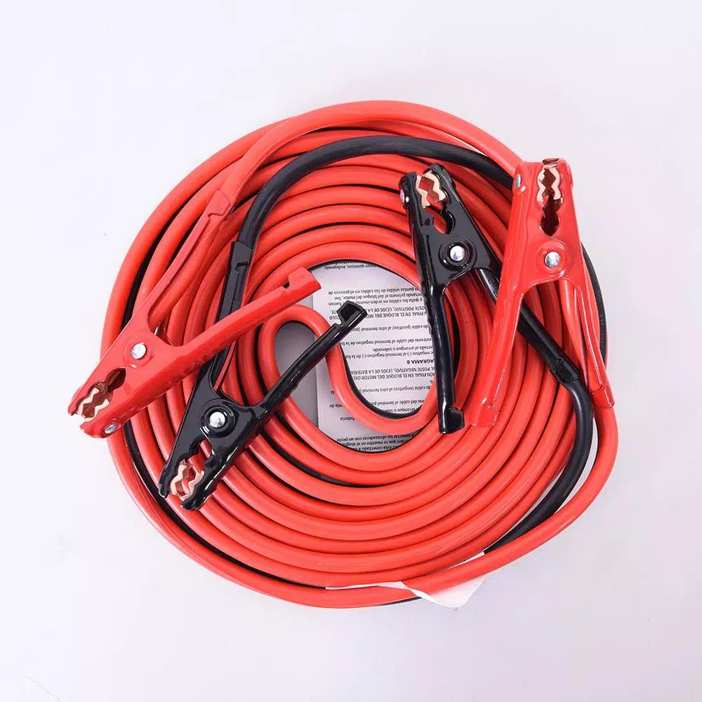 Husky 20 ft. 4-Gauge Battery Booster Cables, 250 A, Copper Clad Aluminum