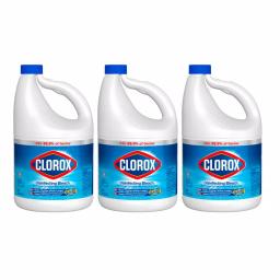 Clorox Disinfecting Bleach Regular Concentrated Liquid, 121 oz (Pack of 3) thumbnail 1