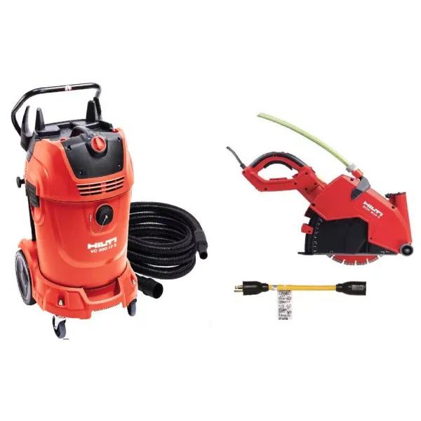 Hilti DCH 300-X 12 in. Electric Hand Held Diamond Saw Kit with EQD SPX Blade and VC 300-17 Vacuum
