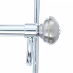 interDesign York Metal 3-Bar Over Shower Door Towel Rack, Split Finish thumbnail 3