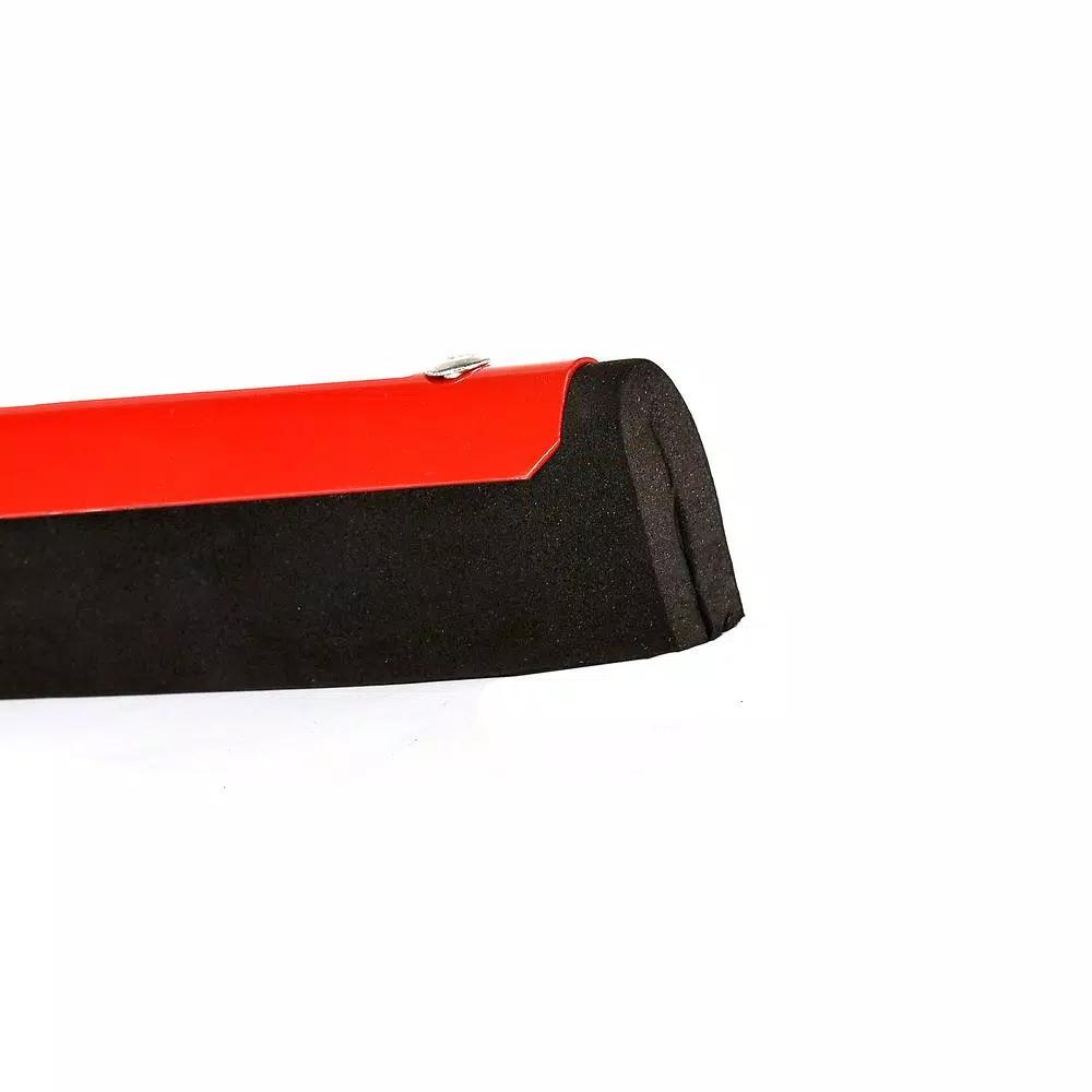 Alpine Industries 18 in. Dual Moss Rubber Professional Locking Floor Squeegee, Red