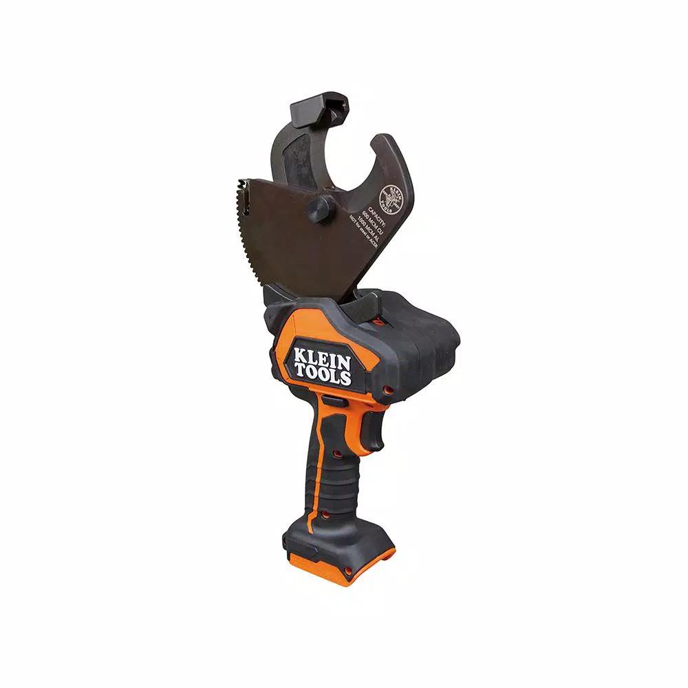 Klein Tools Battery-Operated Open-Jaw Cable Cutter Kit with 20V Dewalt Batteries & Charger