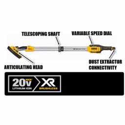 DEWALT 20V MAX Cordless 9 in. Drywall Sander, Brushless (Tool-Only) thumbnail 3