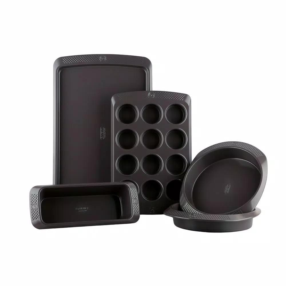 Saveur Selects Artisan 5-Piece Carbon Steel Bakeware Set, Gray