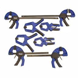 Yost 8-Piece Heavy Duty Clamp Set with Bar, Spring, and Ratchet Clamps thumbnail 1