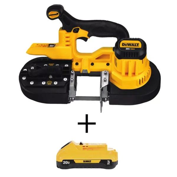 DEWALT DCS371B 20V MAX Cordless Band Saw Kit with 3.0 Ah Battery