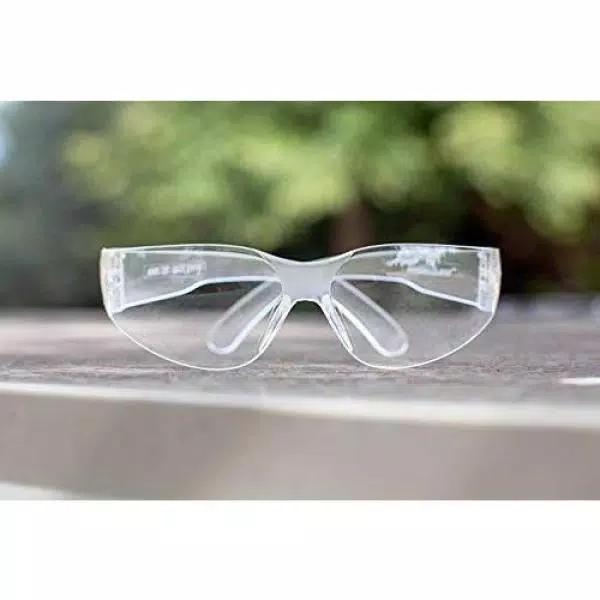 Safe Handler Kids Protective Safety Glasses, Clear Lens, Multi-Color Temple Variety Pack (Box of 12)