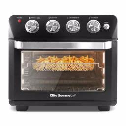 Maximatic Elite Gourmet Deluxe 25L Air Fryer Oven, 1640W Multi-Function Convection Oven with Rotisserie thumbnail 2