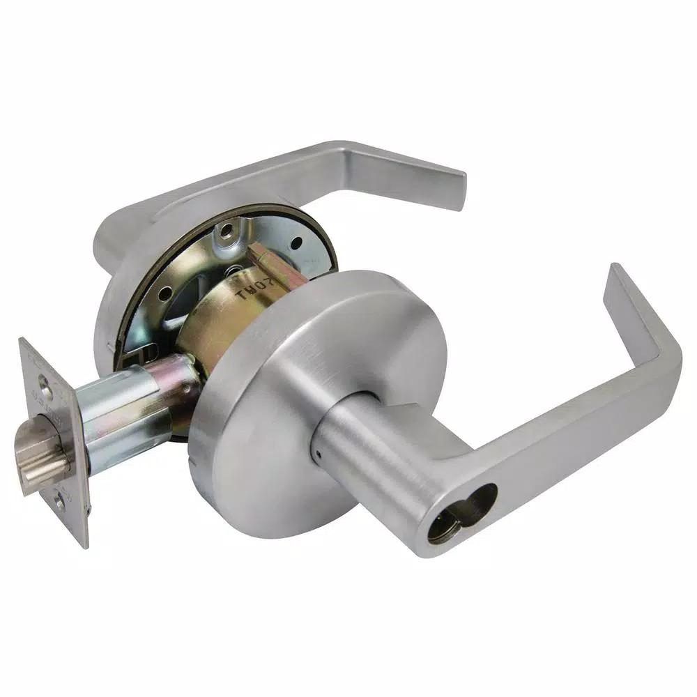 US Lock 2050 GR2 Entrance Door Lever, 2-3/4 in. Backset, US26D Dull Chrome, SFIC Prep