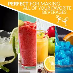 Taco Tuesday 40 oz. Frozen Beverage Station, Lime Green Ice Crusher & Slush Maker thumbnail 6