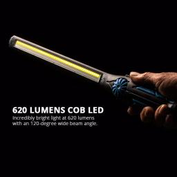 Capri Tools Ultra-Thin 620 Lumens COB LED Work Light with UV Mode and Magnetic Swivel Base thumbnail 2