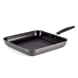OXO Good Grips 11 in. Hard-Anodized Aluminum Nonstick Grill Pan, Gray thumbnail 1