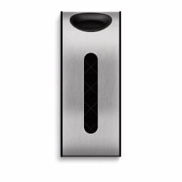 simplehuman Wall Mount Grocery Bag Holder, Brushed Stainless Steel thumbnail 2