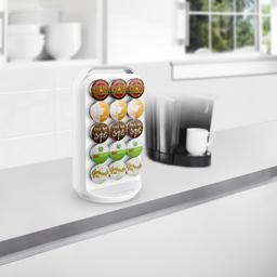 Mind Reader Apollo 30-Capacity White K-Cup Storage and Coffee Pod Carousel for Keurig thumbnail 7