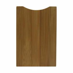 Oceanstar Bamboo Utensil Holder - Eco-Friendly Wavy Edge Kitchen Tool Organizer thumbnail 2