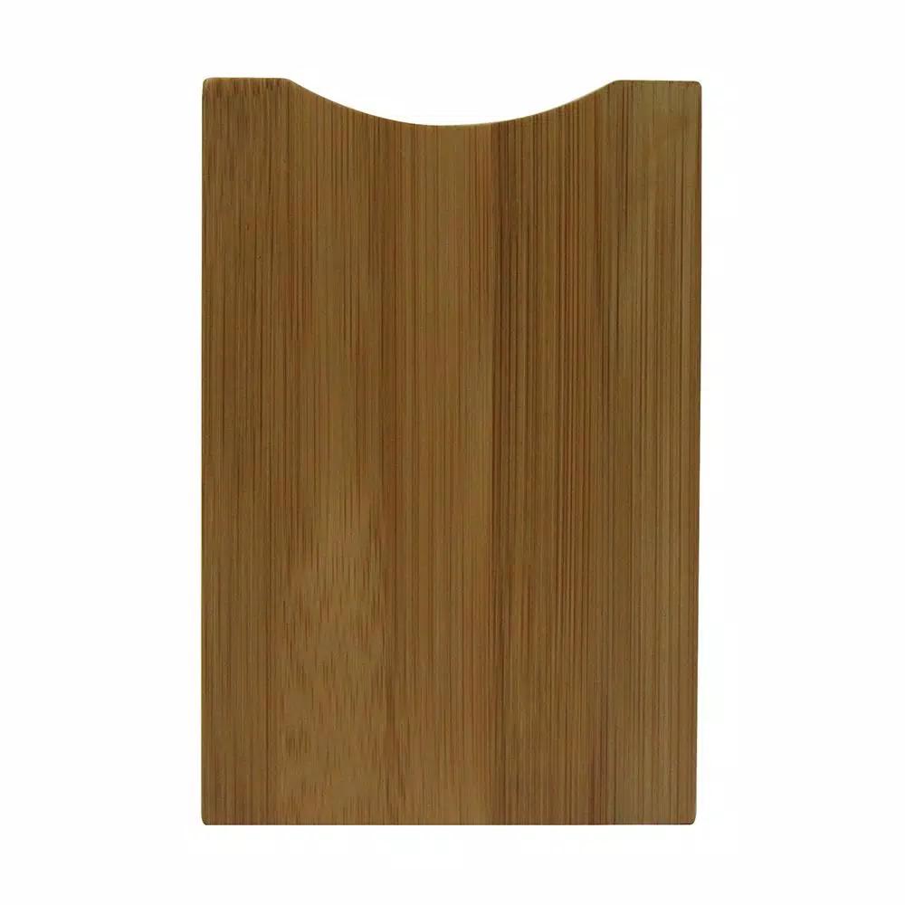 Oceanstar Bamboo Utensil Holder - Eco-Friendly Wavy Edge Kitchen Tool Organizer