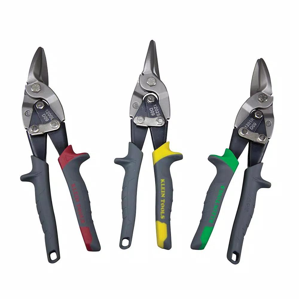 Klein Tools Right-Cut Aviation Snips with Integrated Wire Cutter