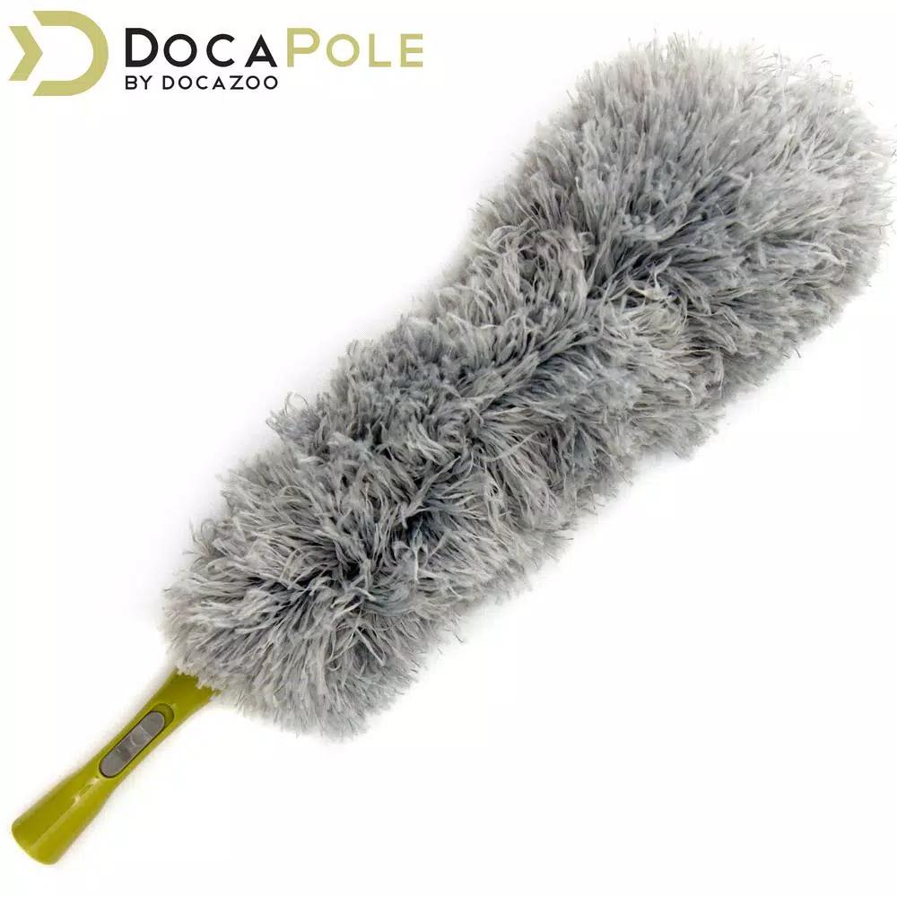 DocaPole Microfiber Feather Duster & 6-24 ft. Telescopic Extension Pole High Reach Cleaning Kit
