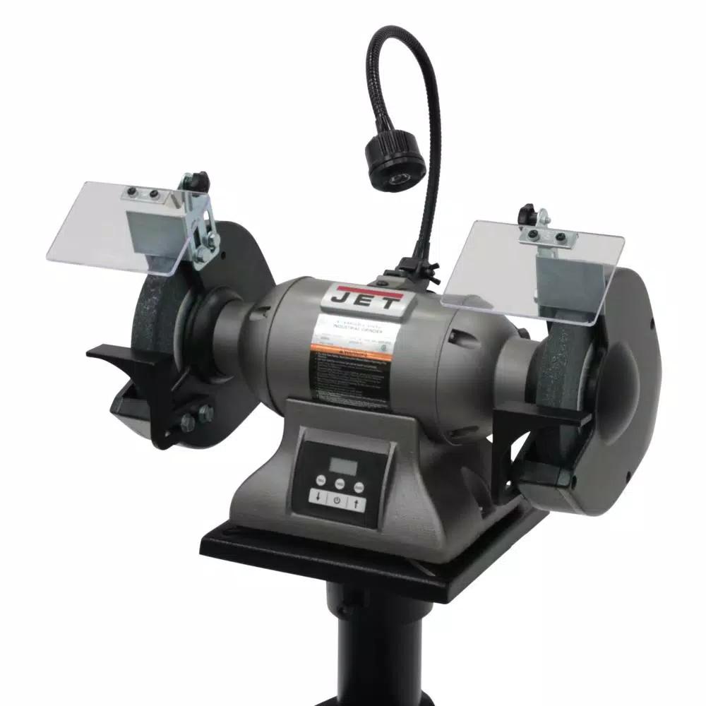 Jet IBG-8VS 8 in. Variable Speed Industrial Bench Grinder, 1 HP, 3600 RPM