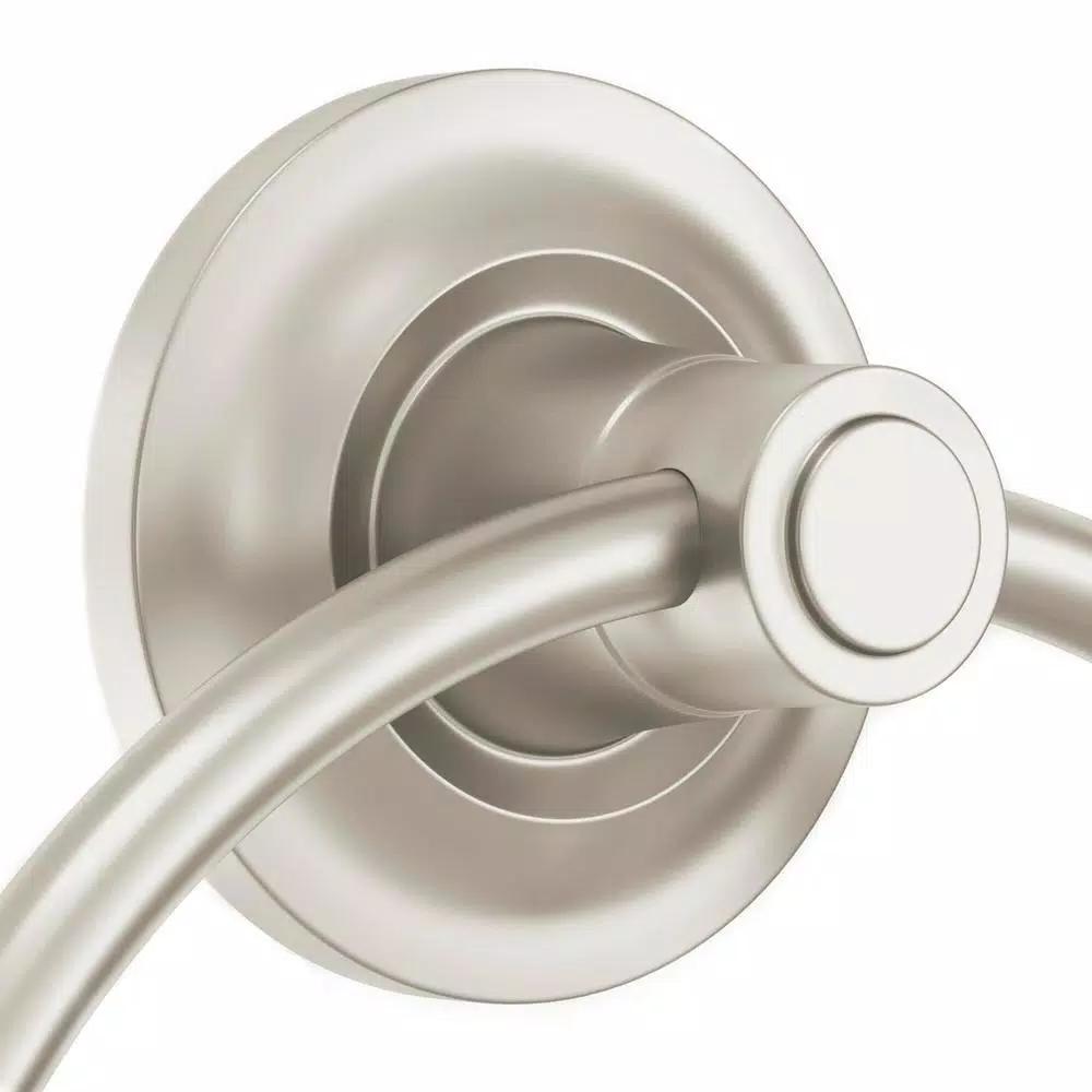 Glacier Bay Cooperton Brushed Nickel Towel Ring - Modern Zinc Hand Towel Holder