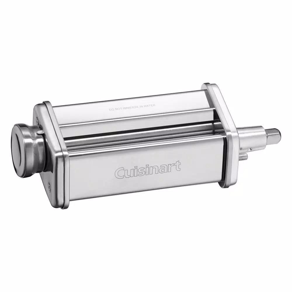 Cuisinart Stainless Steel Pasta Roller and Cutter Attachment for Stand Mixers, 5.5 Qt.