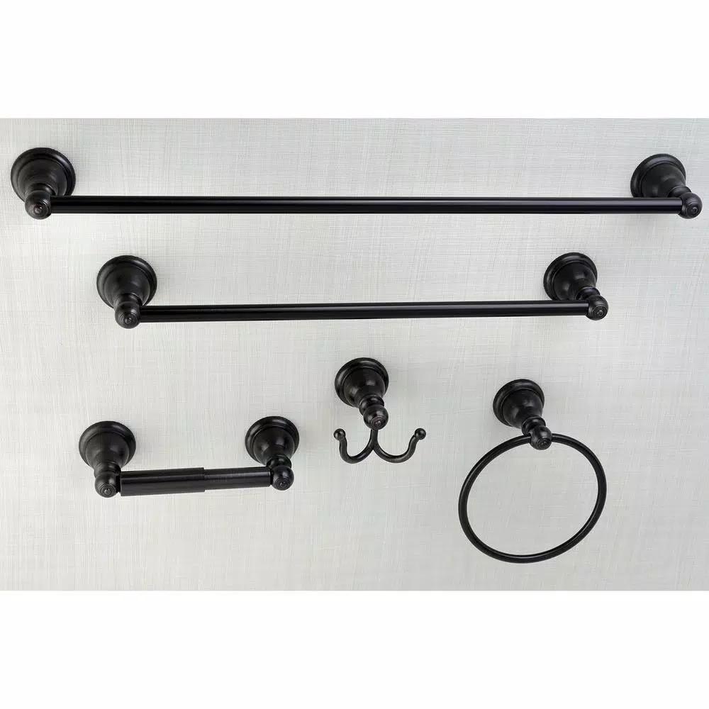 Kingston Brass Southwestern 5-Piece Bath Hardware Set, Oil Rubbed Bronze