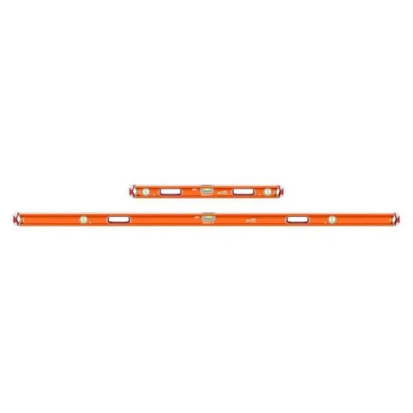 Swanson Savage Magnetic Box Beam Level Jamber Kit - 32 in. and 78 in. Levels with Gelshock End Caps