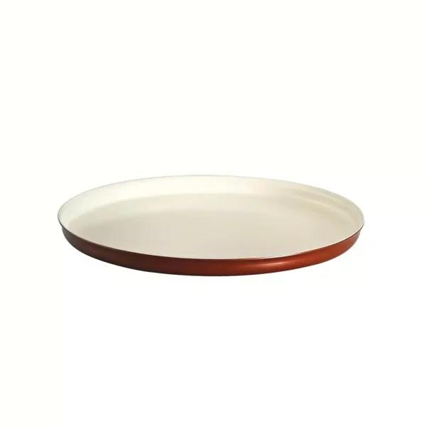 Tramontina Style Ceramica 12.5 in. Pizza Pan, Metallic Copper Aluminum
