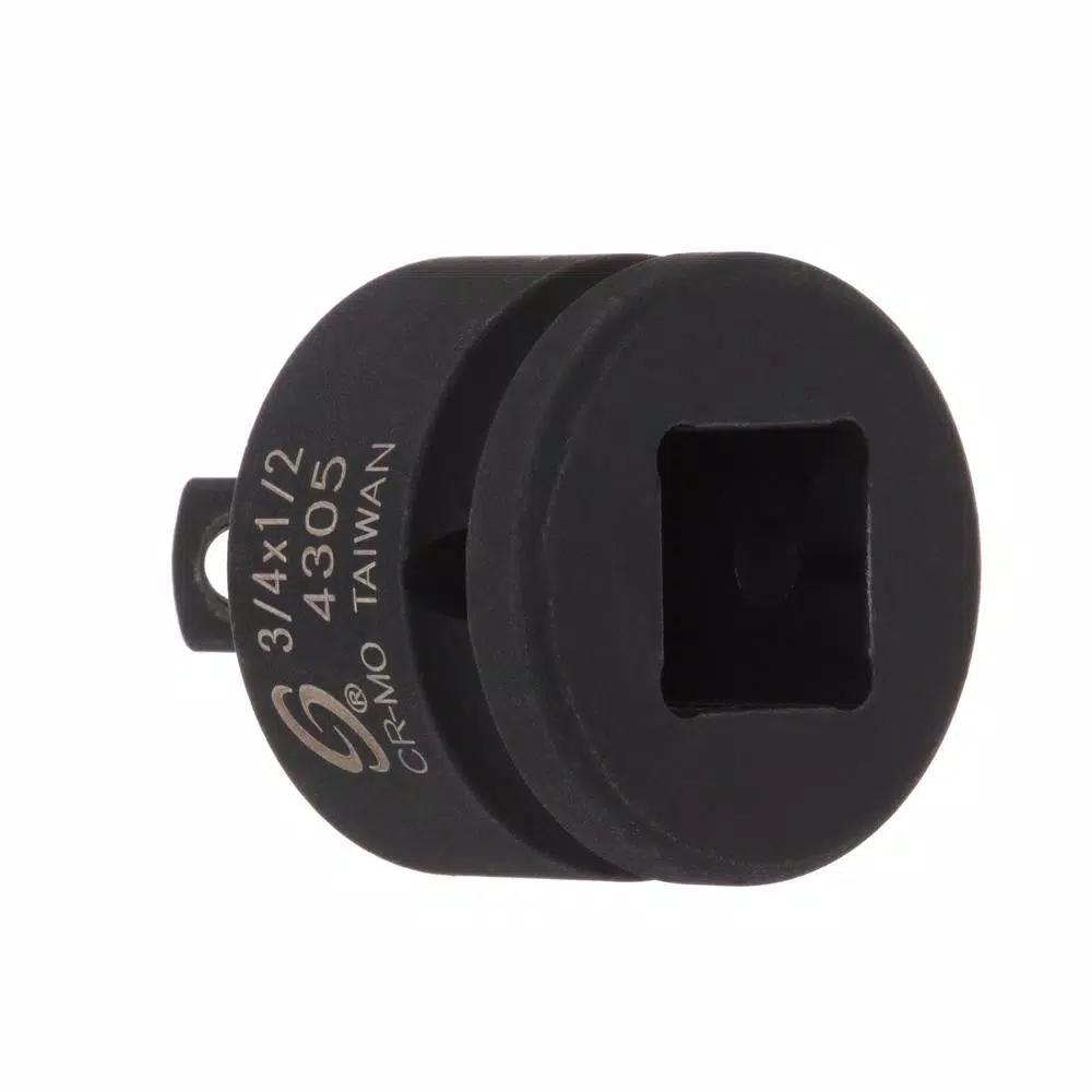 SUNEX TOOLS Sunex 3/4 in. to 1/2 in. Impact Socket Reducer Adapter, Forged Steel