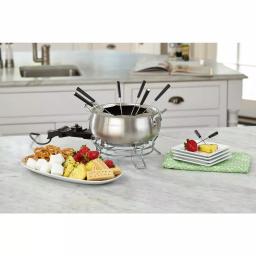 Cuisinart Electric Fondue Set, 3 Qt. Brushed Stainless Steel Pot with Adjustable Temperature thumbnail 2
