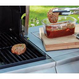 Rubbermaid Brilliance 4-Piece Medium Deep Food Storage Container Set, Leak-Proof & BPA-Free thumbnail 3