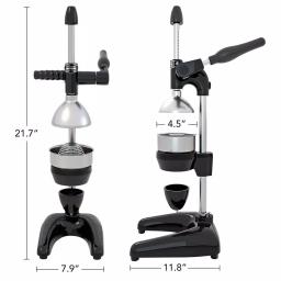 Tribest MJP-105 Stainless Steel XL Manual Juice Press for Pomegranate and Citrus, Black thumbnail 6