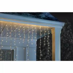 Home Accents Holiday 300-Light Heavy Duty Incandescent Mini Warm White Icicle Lights, Set of 6 thumbnail 2