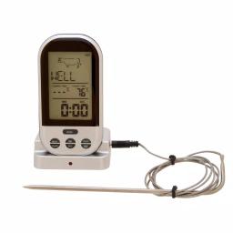 Unbranded Wireless Digital Meat Thermometer with Temperature Alarm and 100 ft Range thumbnail 1