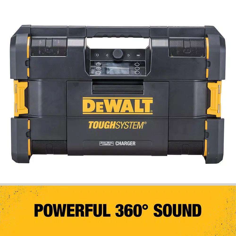 DEWALT TOUGHSYSTEM 2.0 Bluetooth Jobsite Radio and Charger