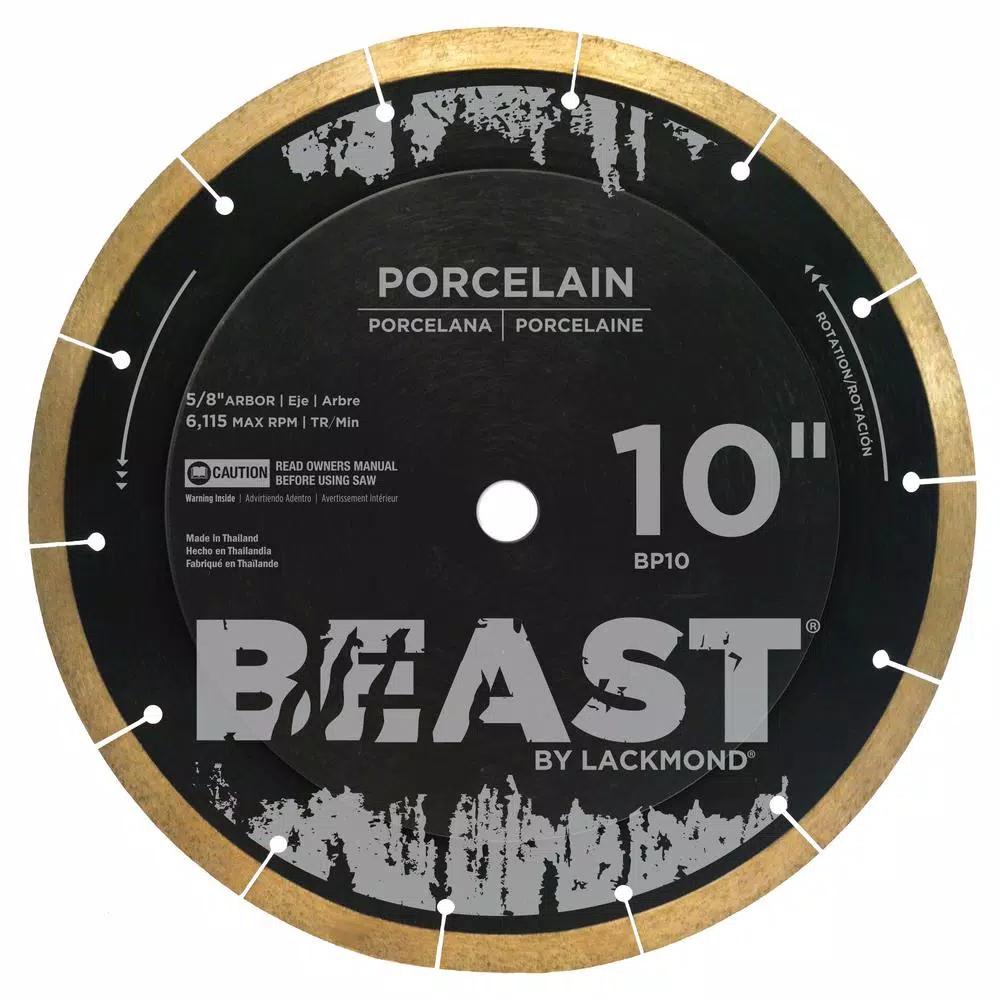 Beast The Beast 10 in. Pro Series Wet Porcelain Diamond Blade