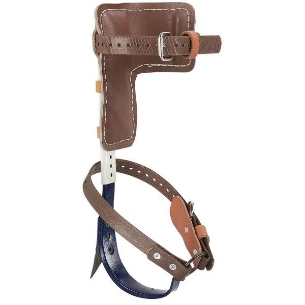 Klein Tools Pole Climbers Set with 1-9/16 in. Gaffs and Cushioned Leather Pads