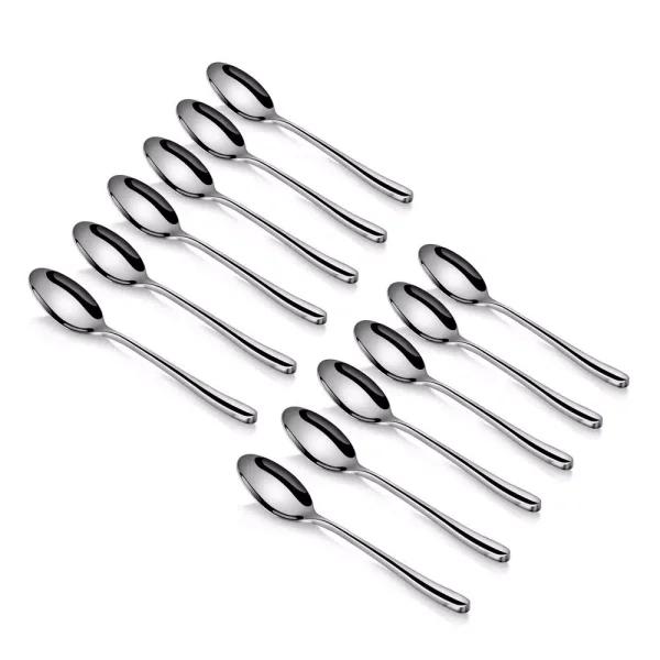 Artaste Rain II 12-Piece 18/10 Stainless Steel Teaspoon Set