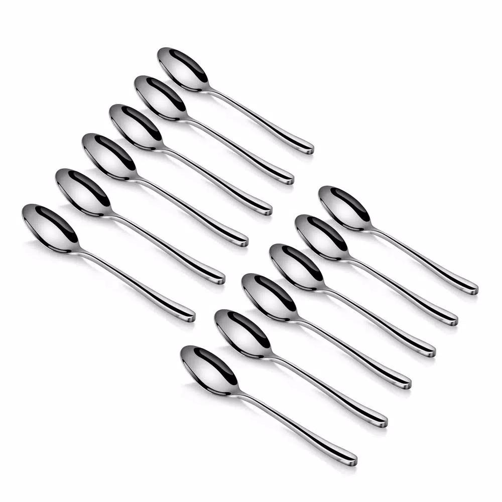 Artaste Rain II 12-Piece 18/10 Stainless Steel Teaspoon Set