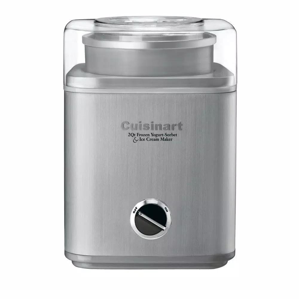 Cuisinart 2 Qt. Stainless Steel Ice Cream Maker with Digital LCD Control Panel