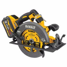DEWALT FLEXVOLT 60V MAX 7-1/4 in. Brushless Circular Saw & 20V MAX High Torque Impact Wrench Combo Kit thumbnail 4