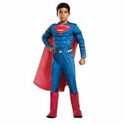 DC Comics Justice League Superman Deluxe Kids Halloween Costume - Large Boys thumbnail 1