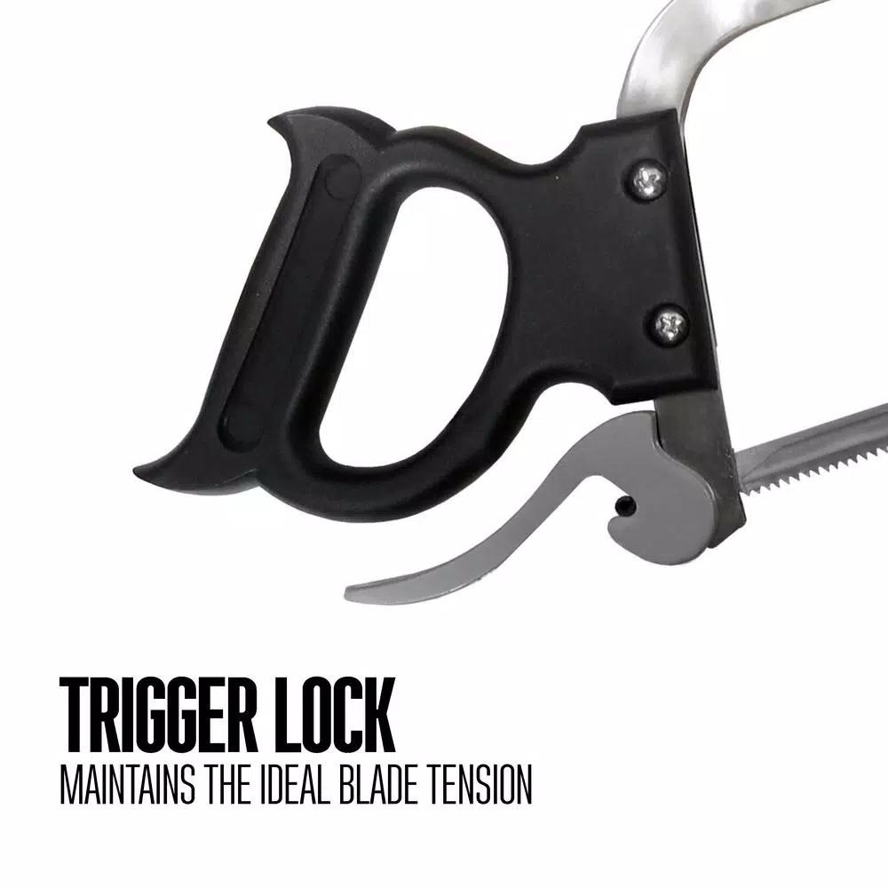 Weston 22 in. Stainless Steel Butcher Meat Saw with Trigger Lock