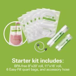 Hamilton Beach NutriFresh Vacuum Sealer with Liquid Sealing, Date Coder, and Starter Kit - Black/Silver thumbnail 9