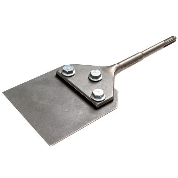 Thinset Removal Bit 4 in. SDS-Plus Floor Scraper Assembly for Thinset Removal