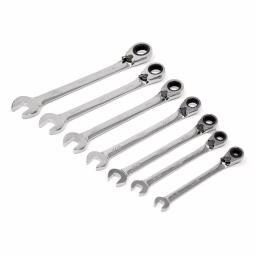 WEN 13-Piece SAE Reversible Ratcheting Combination Wrench Set with Storage Rack thumbnail 6