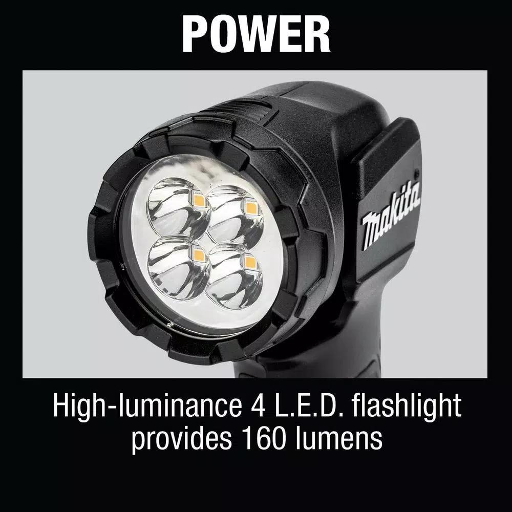 Makita 18V LXT Cordless LED Flashlight, 160 Lumens, DML815B