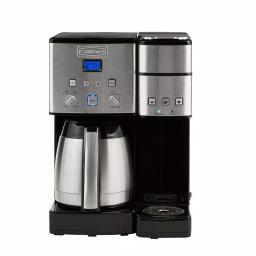 Cuisinart Coffee Center 10-Cup Thermal Coffeemaker and Single-Serve Brewer, Brushed Chrome thumbnail 2